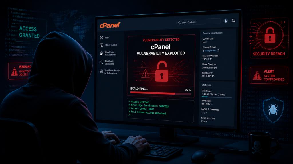 cPanel vulnerability