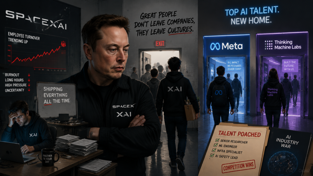 SpaceXAI staff turnover